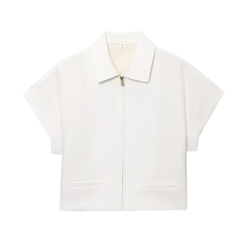 Veste courte zippée