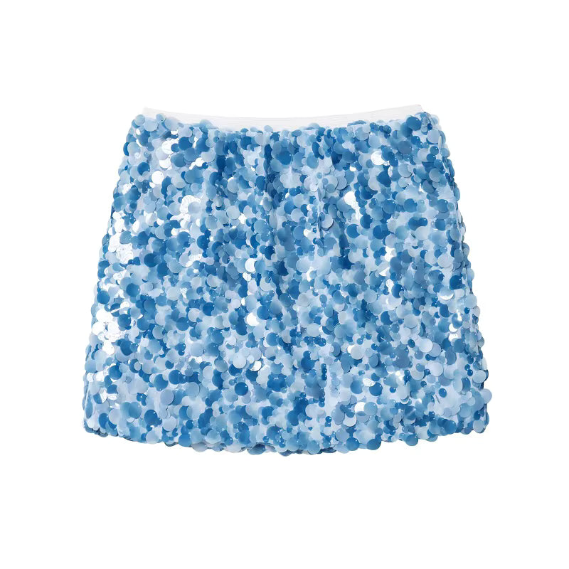 Jupe scintillante à paillettes