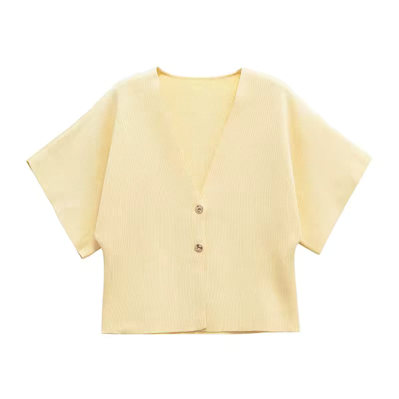 Haut léger à manches courtes