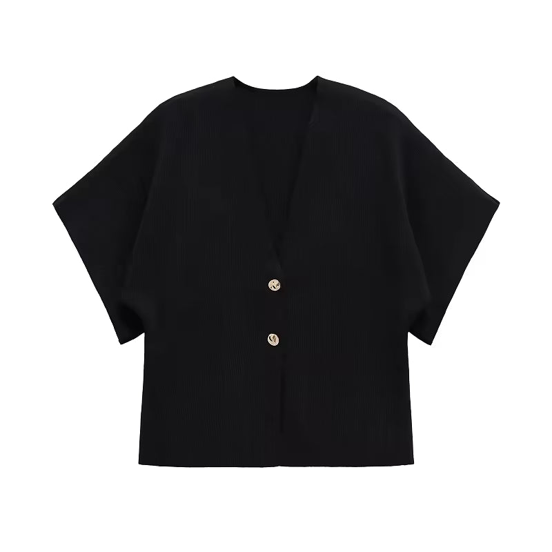 Haut léger à manches courtes